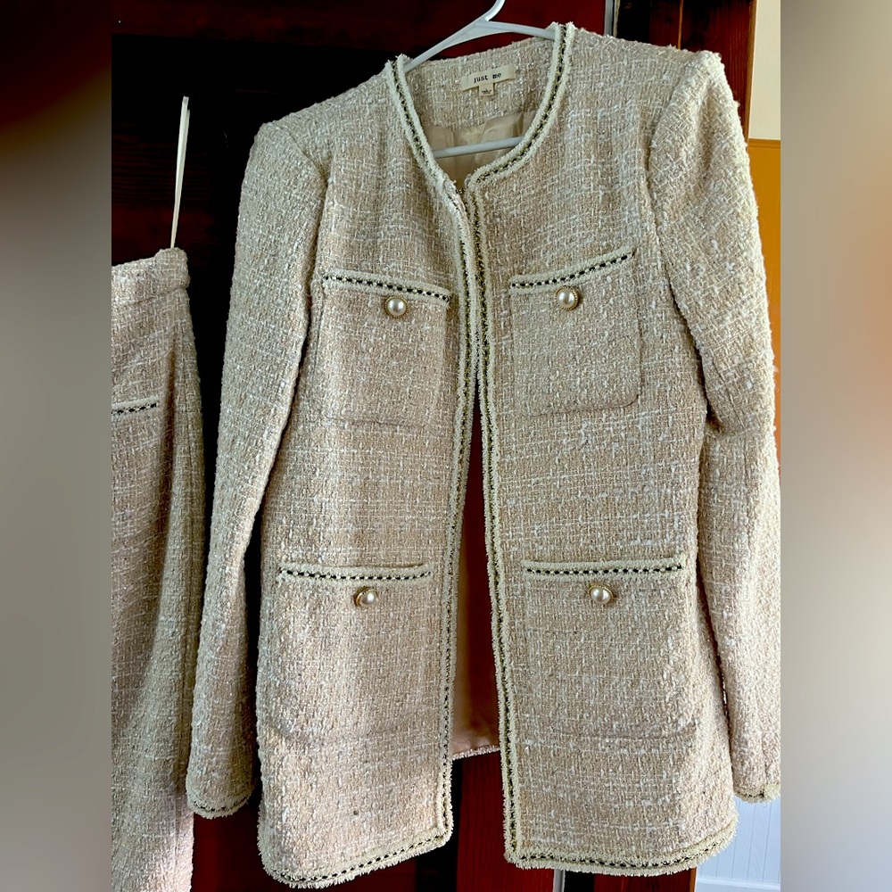 Just ME brand 2pc skirt and blazer set